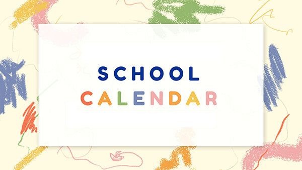 School calendar 24-25 | Genially templates